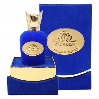 PRINCESS VELVET EDP By YOUMSERA for Unisex 100 ML - عطر برينسيس فيلفيت (أزرق) من يومسيرا للجنسين سعة 100 مل