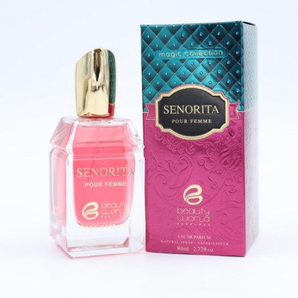 SENORITA POUR FEMME EDP By beauty world For Women 80ML-عطر سينوريتا بور فيمي من بيوتي ورلد للنساء سعة 80 مل