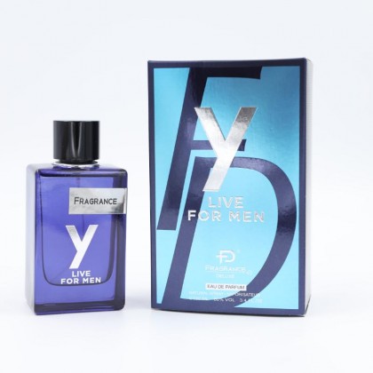 Y Live For Men EDP By Fragrance Deluxe For Men 100ML-عطر يو لايف من فرانجنس ديلوكس للرجال سعة 100 مل