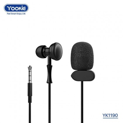 سماعة اذن YOOKIE YK 1190 مع ميكروفون ملقط