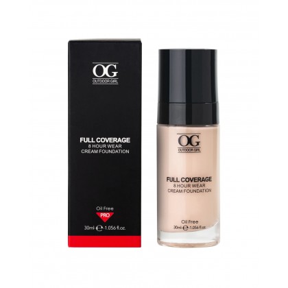 كريم أساس تغطية كاملة خالي من الزيوت من اوه جي 30 مل - Cream Foundation Full Coverage by OG 30ml