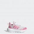 adidas Kids' Fortarun 3 Shoes - White- حذاء اديداس فورتران 3 للأطفال لون ابيض وزهري ونعل أبيض