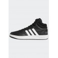 adidas Mens' Hoops 3.0 Mid Classic Vintage Shoes - Black- حذاء اديداس هوبس 3.0 ميد كلاسيك للرجال لون اسود