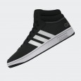 adidas Mens' Hoops 3.0 Mid Classic Vintage Shoes - Black- حذاء اديداس هوبس 3.0 ميد كلاسيك للرجال لون اسود