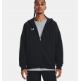 Under Armour Men's UA Rival Fleece Full-Zip Hoodie- جاكيت اندر ارمور ريفال فليس فل زيب للرجال لون أسود