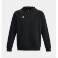 Under Armour Men's UA Rival Fleece Full-Zip Hoodie- جاكيت اندر ارمور ريفال فليس فل زيب للرجال لون أسود