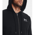 Under Armour Men's UA Icon Fleece Full-Zip Hoodie- جاكيت اندر ارمور ايكون فليس فل زيب للرجال لون أسود