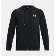 Under Armour Men's UA Icon Fleece Full-Zip Hoodie- جاكيت اندر ارمور ايكون فليس فل زيب للرجال لون أسود