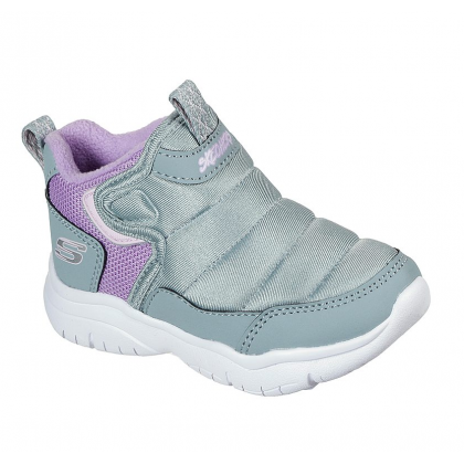 حذاء سكيتشرز فليس بلاست للأطفال لون رمادي-Skechers Kids' Flex Blast Shoes