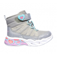 حذاء سكيتشرز اس لايت سويت هارت للأطفال لون سكني-Skechers S Lights: Sweetheart Lights - Love to Shine