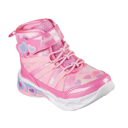 حذاء سكيتشرز سويت هارت- دريمي لوف للأطفال لون زهري-Skechers Kids' Sweetheart Lights - Dreamy Love Shoes