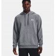 Under Armour Men's UA Icon Fleece Hoodie- هودي اندر ارمور ايكون فليس للرجال لون رمادي