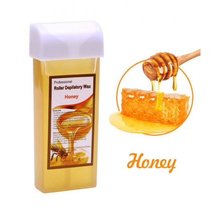 شمع واكس سخان لازالة الشعر (العسل) حجم 100 غم -PROFESSIONAL Roller Depilatory Wax (Honey) 100 G