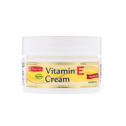 كريم فيتامين اي من دي لاكروز حجم 12 غم -Vitamin E Cream By De La Cruz 12 G