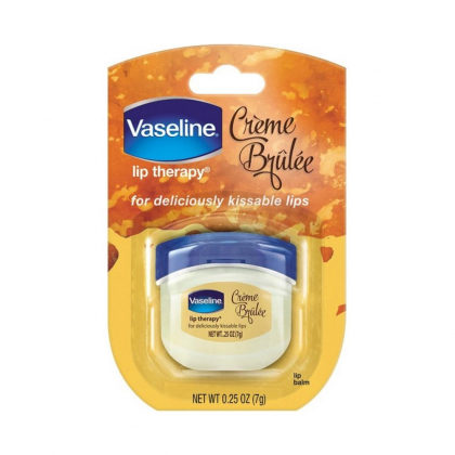 كريم مرطب شفاه من فازلين حجم 7 غم -Vaseline Lip Care (Creme Brulee) By Vaseline 7 G