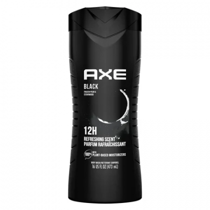 لوشن جسم من اكس حجم 473 مل -Black Refreshing Daily Use Men s Body Wash By AXE 473 ML