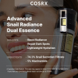 ادفانسد سنيل راديانس دوال ايسنس من كوسركس حجم 80 مل -Advanced Snail Radiance Dual Essence By COSRX 80 ML