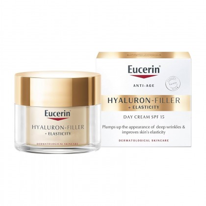 كريم هيالورون فيلر بلس من يوسيرين حجم 50 مل -Hyaluron-Filler + Elasticity Cream By Eucerin 50 ML