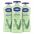 لوشن للنساء سريع الامتصاص من فازلين حجم 600 مل -Intensive Care Body Lotion Soothing Hydration By Vaseline 600 ML