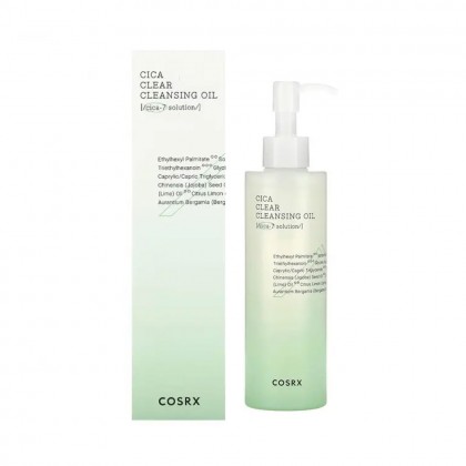 غسول زيتي بالسيكا من كوسركس حجم 200 مل -Pure Fit Cica Clear Cleansing Oil By COSRX 200 ML