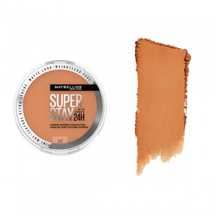 بودرة اساس هايبرد سوبر ستاي تدوم حتى 24 ساعة Maybelline Super Stay Up To 24Hr Hybrid Powder-Foundation (340) By Maybelline 6 g