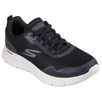 Skechers Men's GOwalk Flex - Nitevizn Shoes - حذاء سكيتشرز جو ووك فليكس- نيتفيزن للرجال لون أسود ونعل أبيض