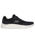 Skechers Men's GOwalk Flex - Nitevizn Shoes - حذاء سكيتشرز جو ووك فليكس- نيتفيزن للرجال لون أسود ونعل أبيض