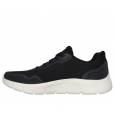 Skechers Men's GOwalk Flex - Nitevizn Shoes - حذاء سكيتشرز جو ووك فليكس- نيتفيزن للرجال لون أسود ونعل أبيض