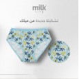 طقم داخلي (6 قطع) قطن من milk للنساء بألوان متعددة