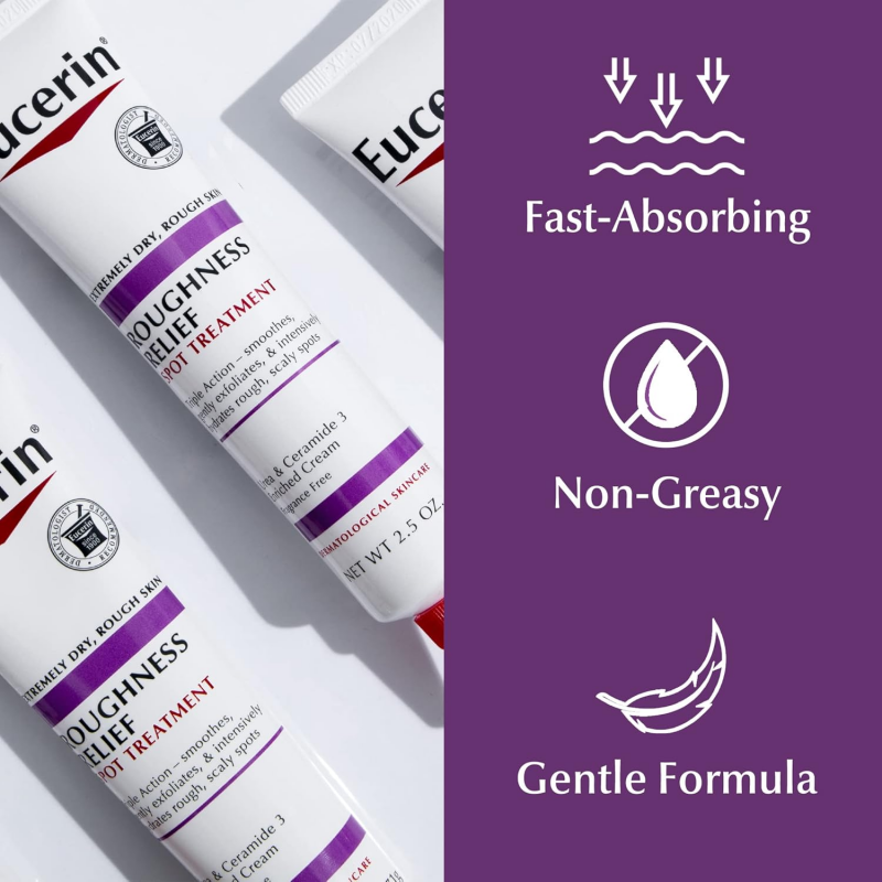 كريم علاج القضاء على البقع الخشنة من يوسرين حجم 71 غم -Eucerin Roughness Relief Spot Treatment Fragrance Free By Eucerin 71g