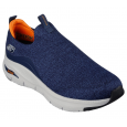 Skechers Men's Arch Fit - Ascension Shoes - حذاء سكيتشرز ارتش فيت- اسكينشن للرجال لون كحلي ونعل أبيض