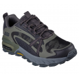Skechers Men's Max Protect - Task Force Shoes - حذاء سكيتشرز ماكس بروتكت- تاسك فورس للرجال لون زيتي ورمادي