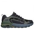 Skechers Men's Max Protect - Task Force Shoes - حذاء سكيتشرز ماكس بروتكت- تاسك فورس للرجال لون زيتي ورمادي