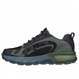 Skechers Men's Max Protect - Task Force Shoes - حذاء سكيتشرز ماكس بروتكت- تاسك فورس للرجال لون زيتي ورمادي
