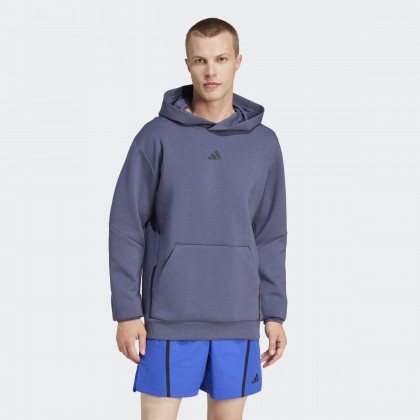 adidas Mens' Designed for Training Hoodie - Blue- هودي اديداس ديزايند فور ترينيغ للرجال لون أزرق