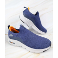 Skechers Men's Arch Fit - Ascension Shoes - حذاء سكيتشرز ارتش فيت- اسكينشن للرجال لون كحلي ونعل أبيض