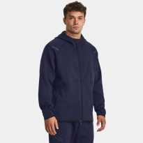 Under Armour Men's UA Unstoppable Fleece Full-Zip-تيشيرت اندر ارمور انستوبابل فليس بسحاب كامل للرجال لون كحلي