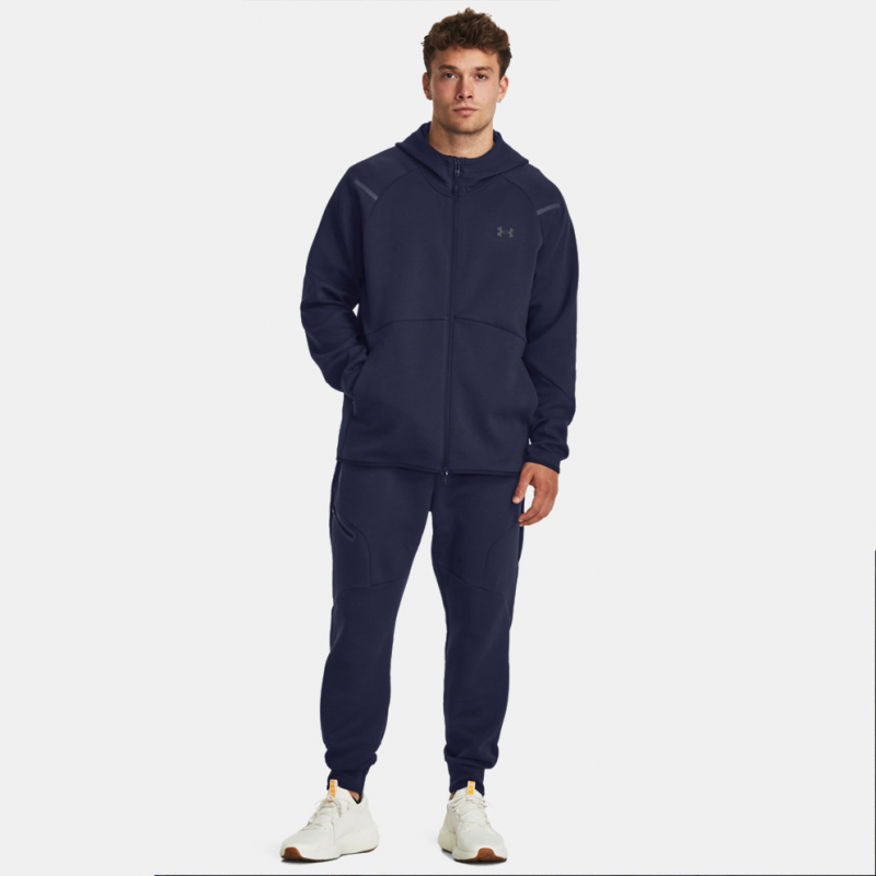 Under Armour Men's UA Unstoppable Fleece Full-Zip-تيشيرت اندر ارمور انستوبابل فليس بسحاب كامل للرجال لون كحلي