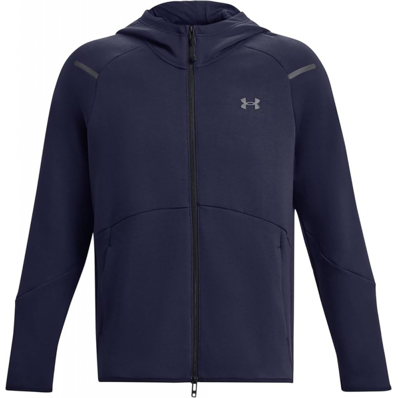 Under Armour Men's UA Unstoppable Fleece Full-Zip-تيشيرت اندر ارمور انستوبابل فليس بسحاب كامل للرجال لون كحلي