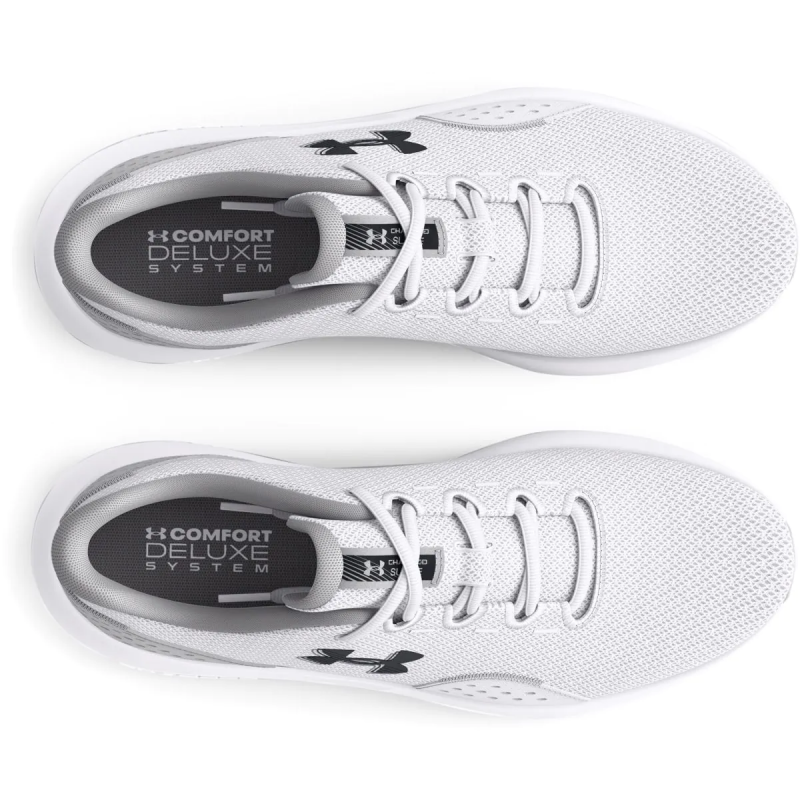 Under Under Men's UA Surge 4 Running Shoes- حذاء اندر ارمور سيرج 4 للرجال لون أبيض