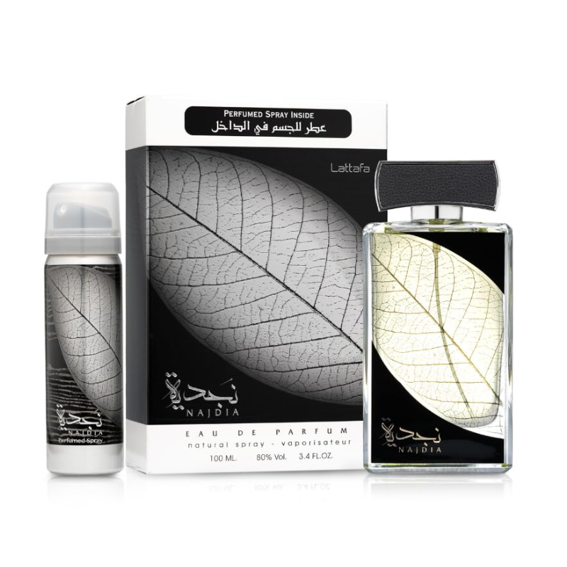 Najdia Gift Set EDP By Lattafa For Women 100ML- عطر نجدة الورد من لطافة للنساء حجم 100 مل