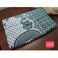 شرشف مصري قطن 100% مقاس 175*210 سم  لون أخضر