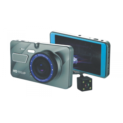 طقم كاميرا سيارة أمامية وخلفية مع ذاكرة 32 جيجا