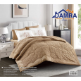 طقم لحاف شتوي (6 قطع) بالحجم المجوز موديل اسطنبول ISTSANBUL-05 لون بيج