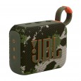 JBL Go 4 Ultra-Portable Bluetooth Speaker-سماعة بلوتوث JBL-GO-4 من جى بى ال لون أخضر مموه
