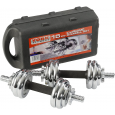 طقم أوزان دامبل 15 كيلو - Chrome Dumbbell 15 kg