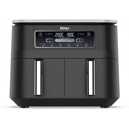 Ninja Foodi Dual Zone Air Fryer- AF300EU-مقلى هوائي من نينجا بجارورين سعة 7.6 لتر