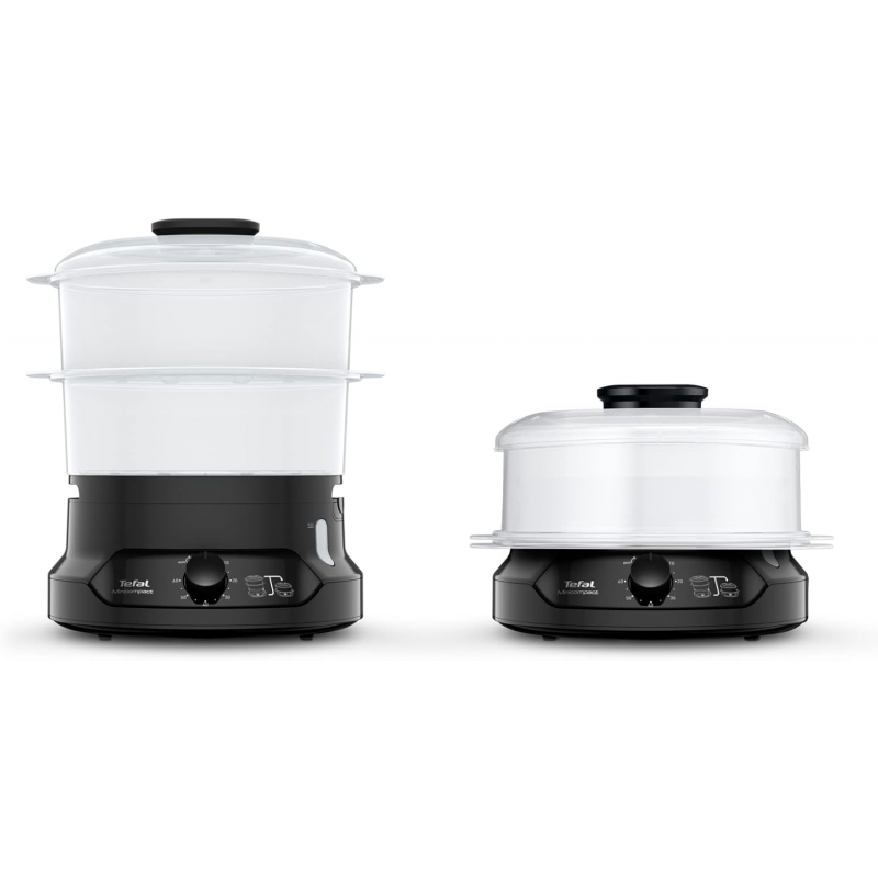 طباخ بخار ميني كومباكت من تيفال، سعة 800 واط - Tefal Minicompact Steamer (BPA Free) VC1398