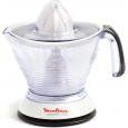 Moulinex Vita Press Juicer With Hand, 1 Liter, 25 Watt-عصارة كهربائية من مولينكس 25 واط لون ابيض ورمادي
