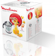 Moulinex Vita Press Juicer With Hand, 1 Liter, 25 Watt-عصارة كهربائية من مولينكس 25 واط لون ابيض ورمادي